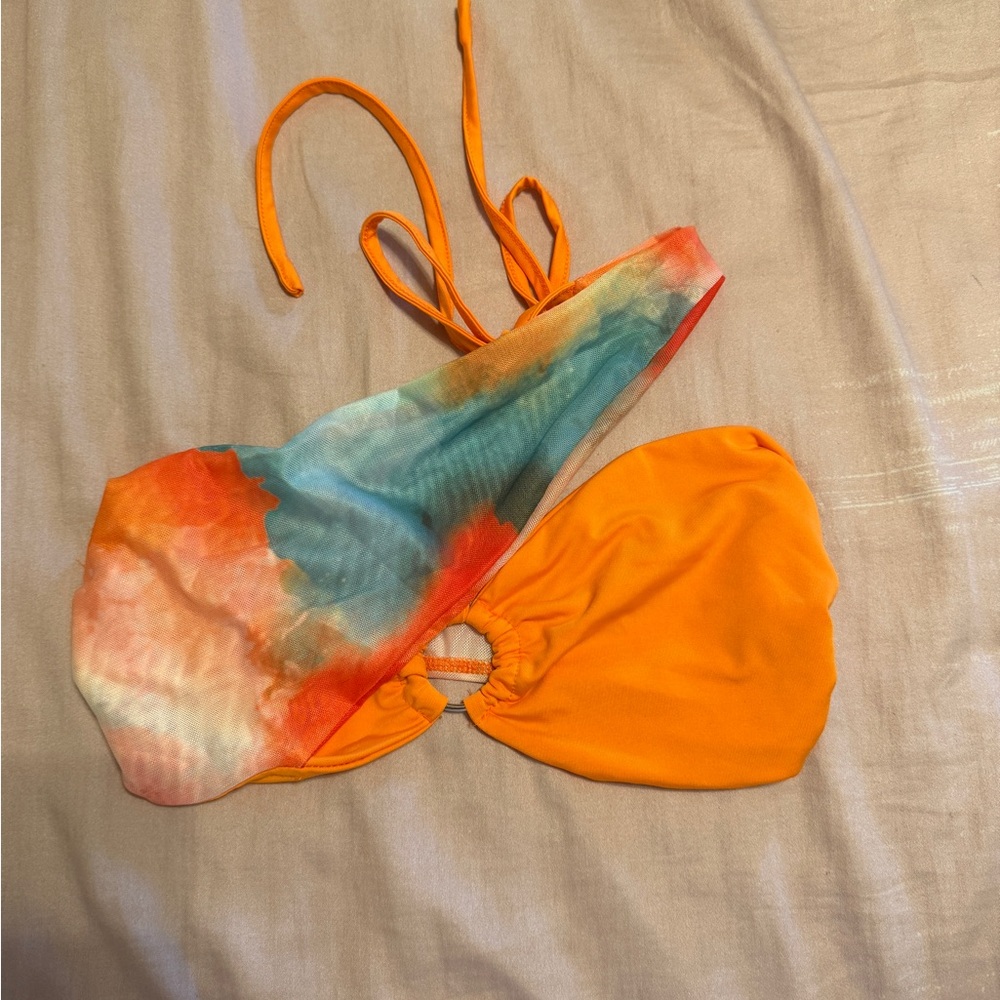 Colorful Tie-Dye Bikini/Crop Top